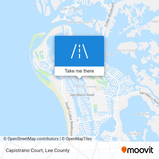 Mapa de Capistrano Court