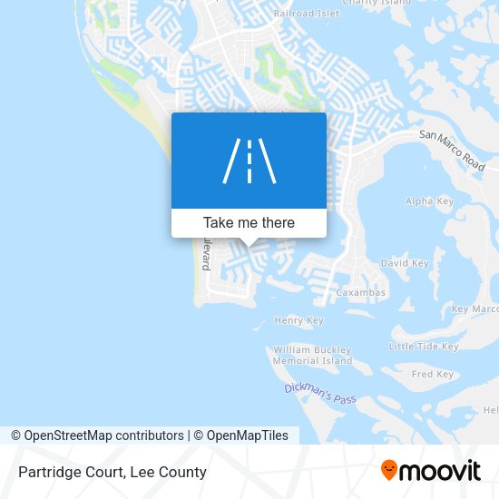 Mapa de Partridge Court