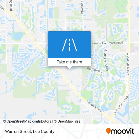 Mapa de Warren Street