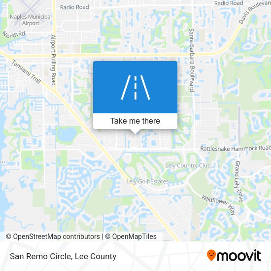 San Remo Circle map