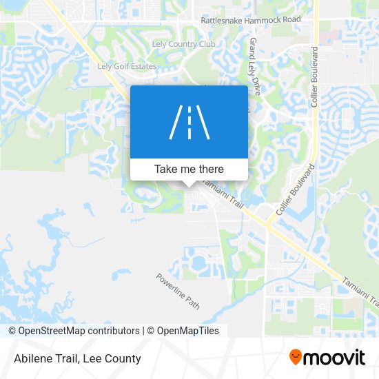 Mapa de Abilene Trail