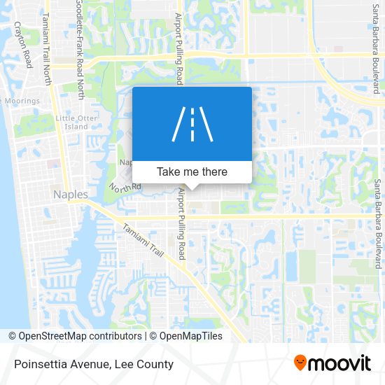 Poinsettia Avenue map