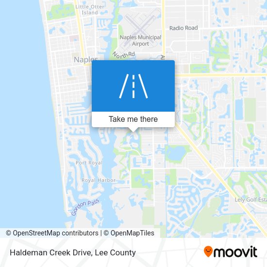 Haldeman Creek Drive map
