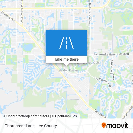 Thorncrest Lane map