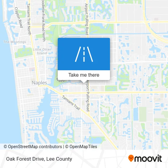 Mapa de Oak Forest Drive