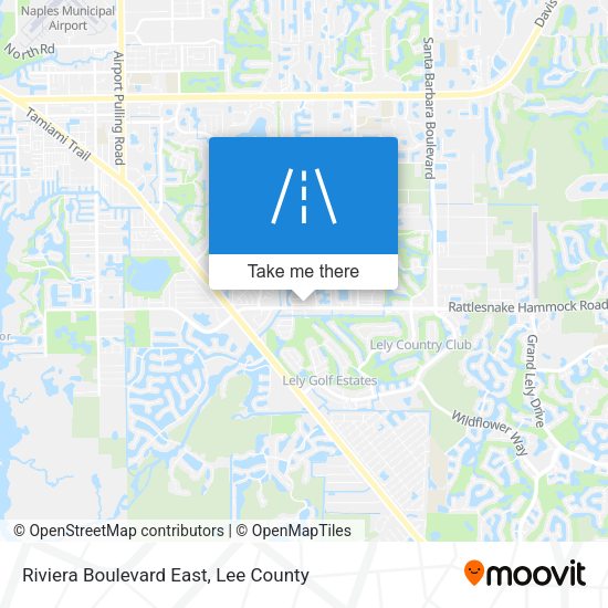 Riviera Boulevard East map