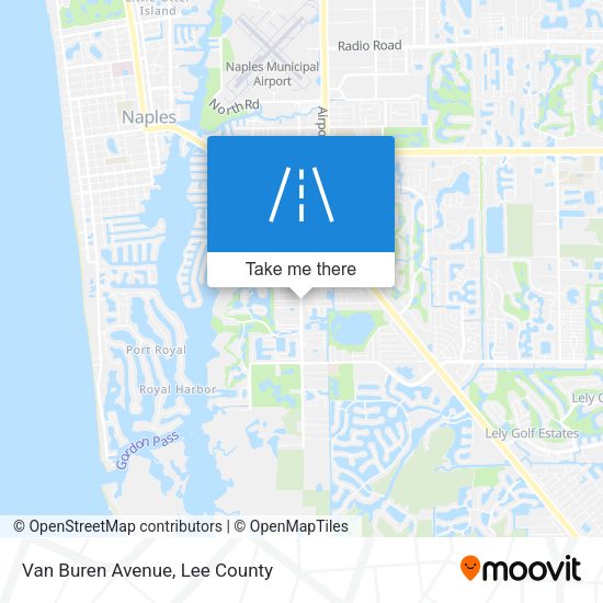 Van Buren Avenue map