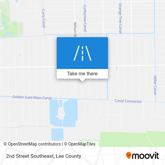 Mapa de 2nd Street Southeast