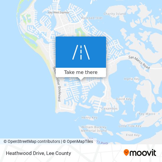 Heathwood Drive map