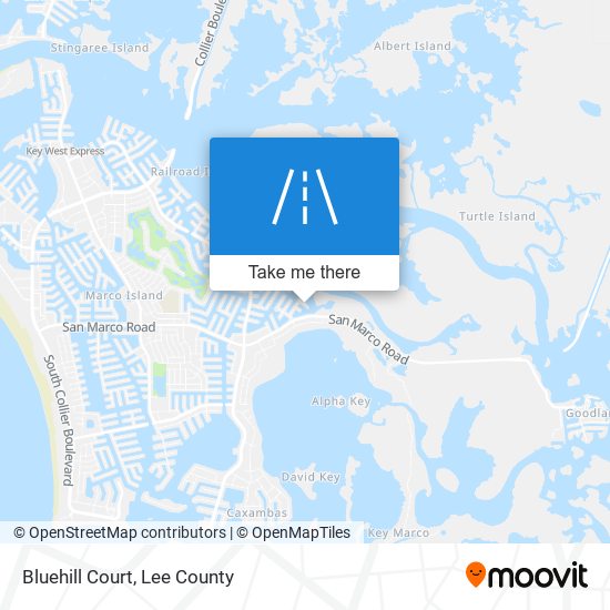 Bluehill Court map