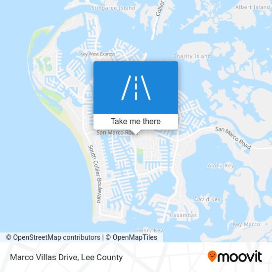 Mapa de Marco Villas Drive