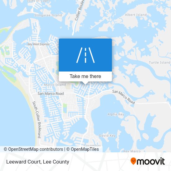 Mapa de Leeward Court