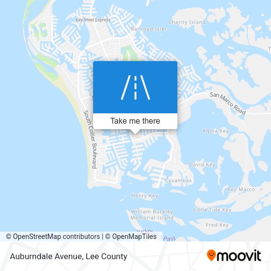 Auburndale Avenue map