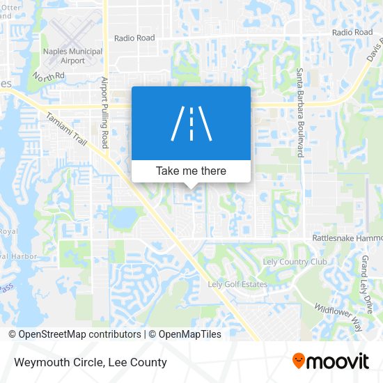 Mapa de Weymouth Circle