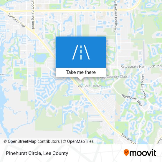 Mapa de Pinehurst Circle