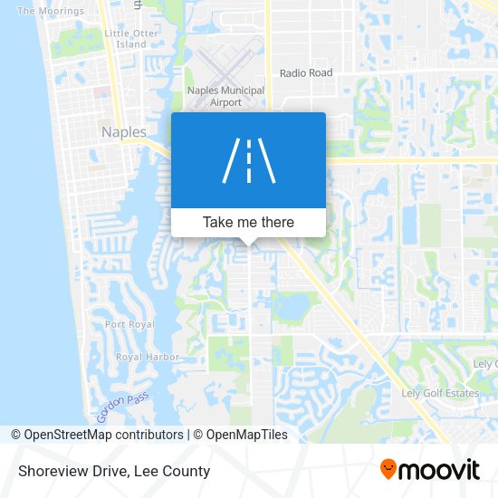Shoreview Drive map