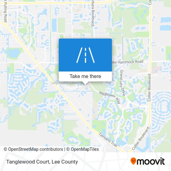 Mapa de Tanglewood Court