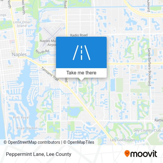 Peppermint Lane map