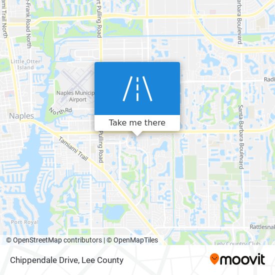 Chippendale Drive map