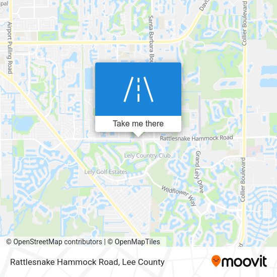Mapa de Rattlesnake Hammock Road
