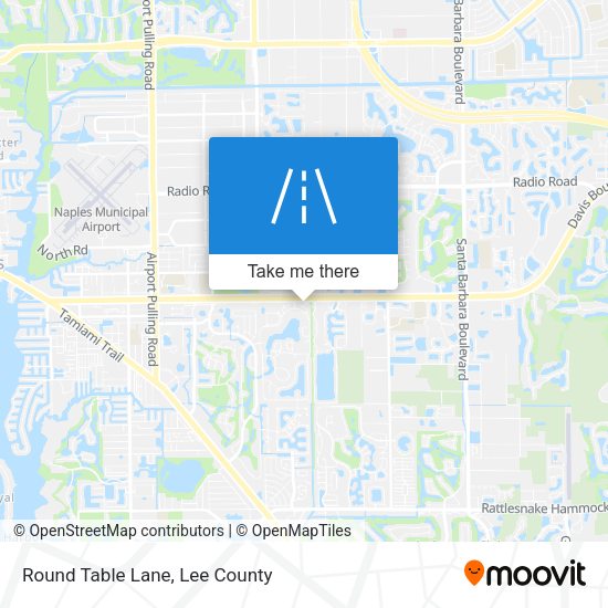 Round Table Lane map