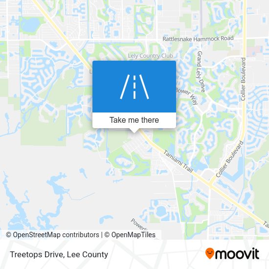 Treetops Drive map
