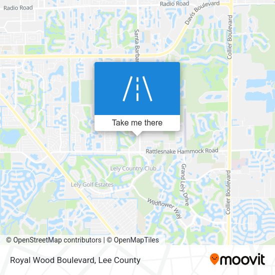 Royal Wood Boulevard map