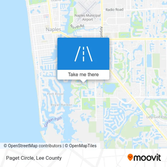 Mapa de Paget Circle