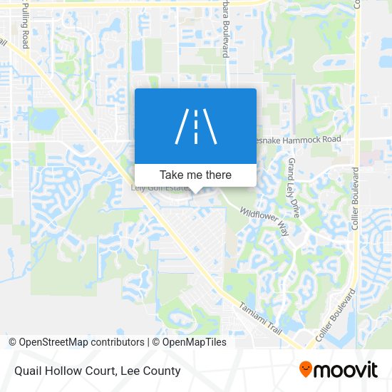 Mapa de Quail Hollow Court