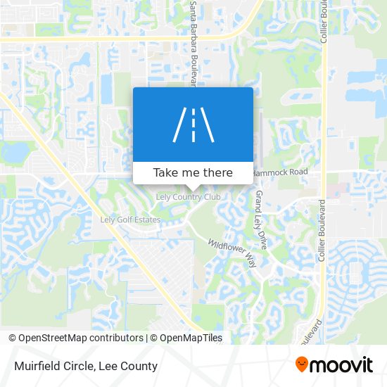 Muirfield Circle map