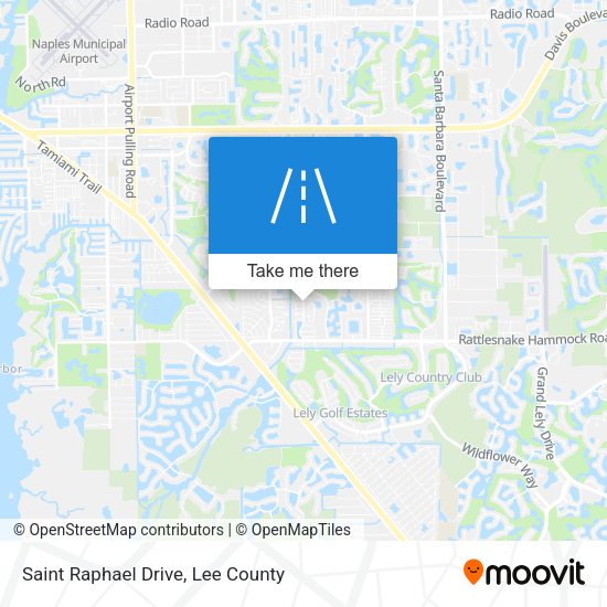 Saint Raphael Drive map