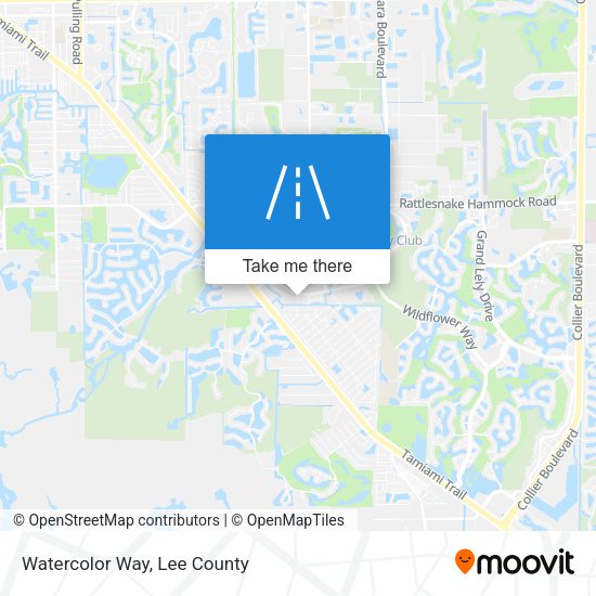 Watercolor Way map