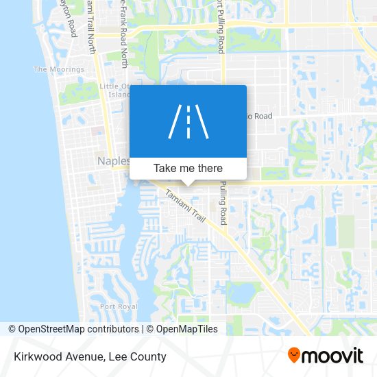 Kirkwood Avenue map