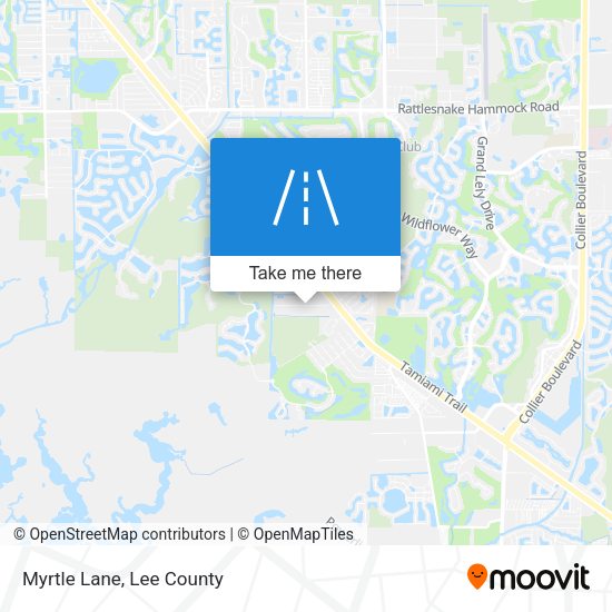 Mapa de Myrtle Lane