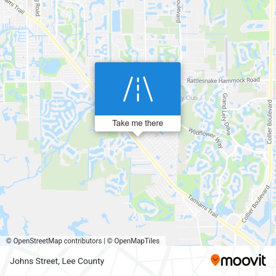 Mapa de Johns Street