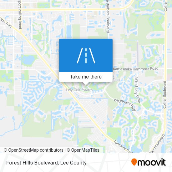 Forest Hills Boulevard map