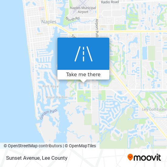 Sunset Avenue map