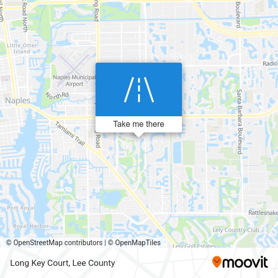Mapa de Long Key Court