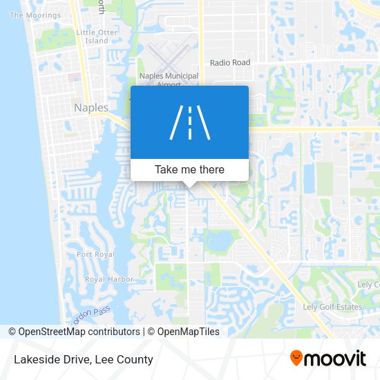 Lakeside Drive map