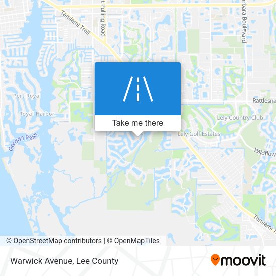 Warwick Avenue map