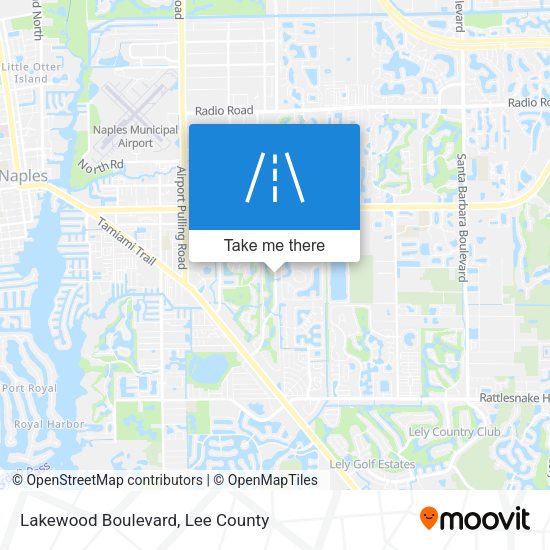 Mapa de Lakewood Boulevard
