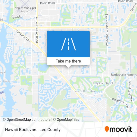 Hawaii Boulevard map