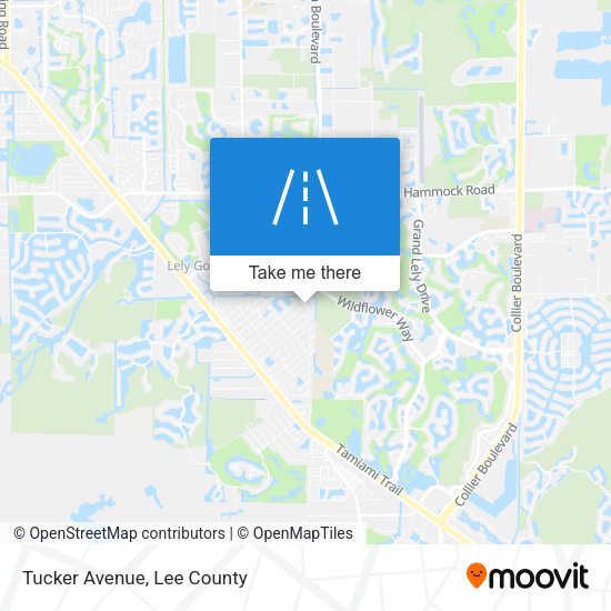 Tucker Avenue map