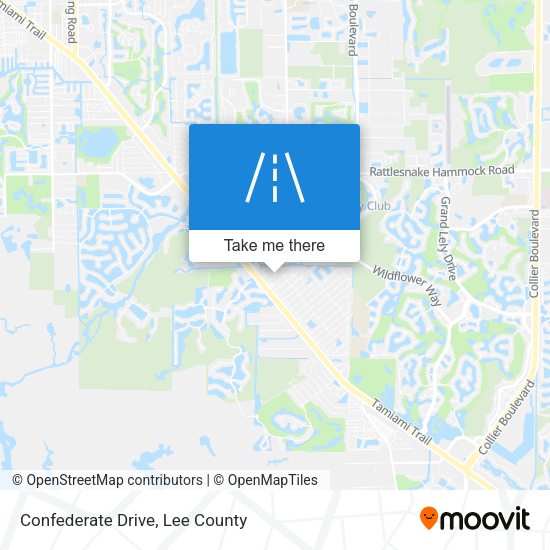 Mapa de Confederate Drive