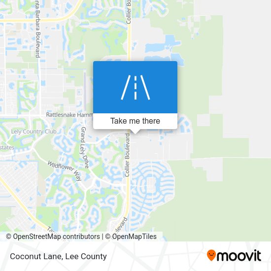 Mapa de Coconut Lane