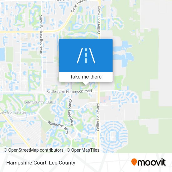 Hampshire Court map
