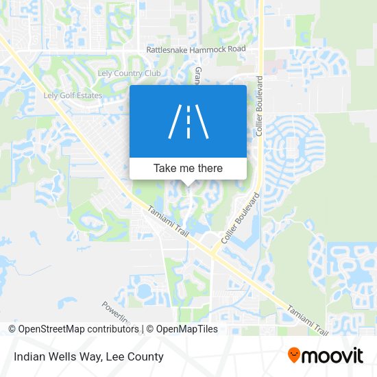 Mapa de Indian Wells Way
