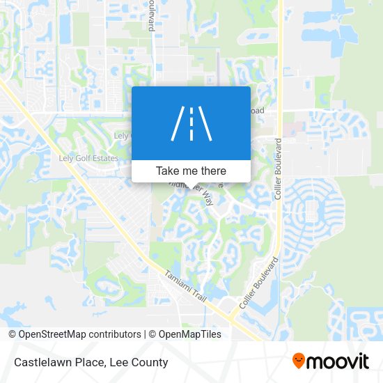 Castlelawn Place map