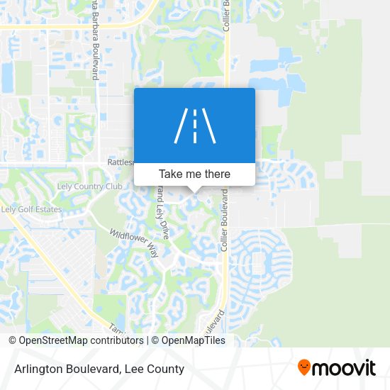 Arlington Boulevard map