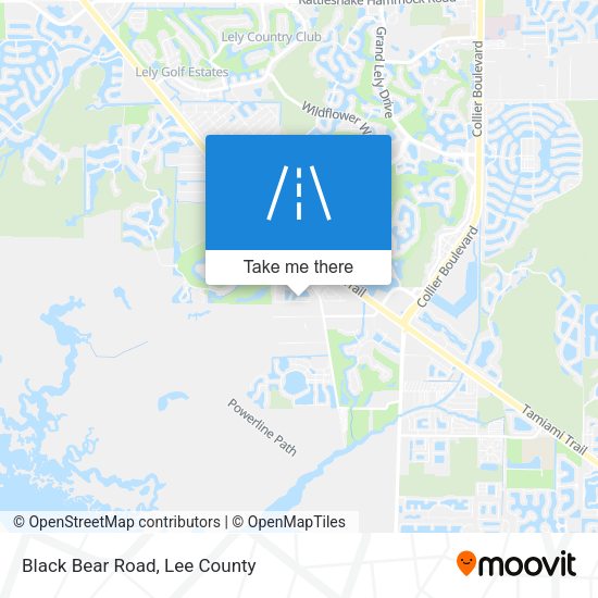 Black Bear Road map